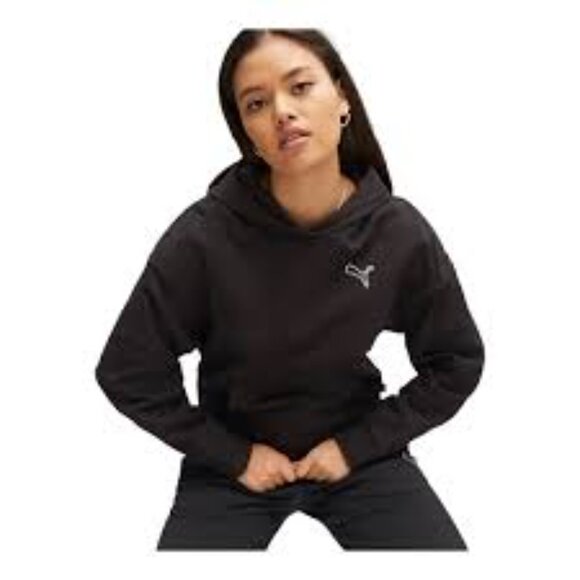 Puma Black Pullover with White Logo - Picture 1 of 4